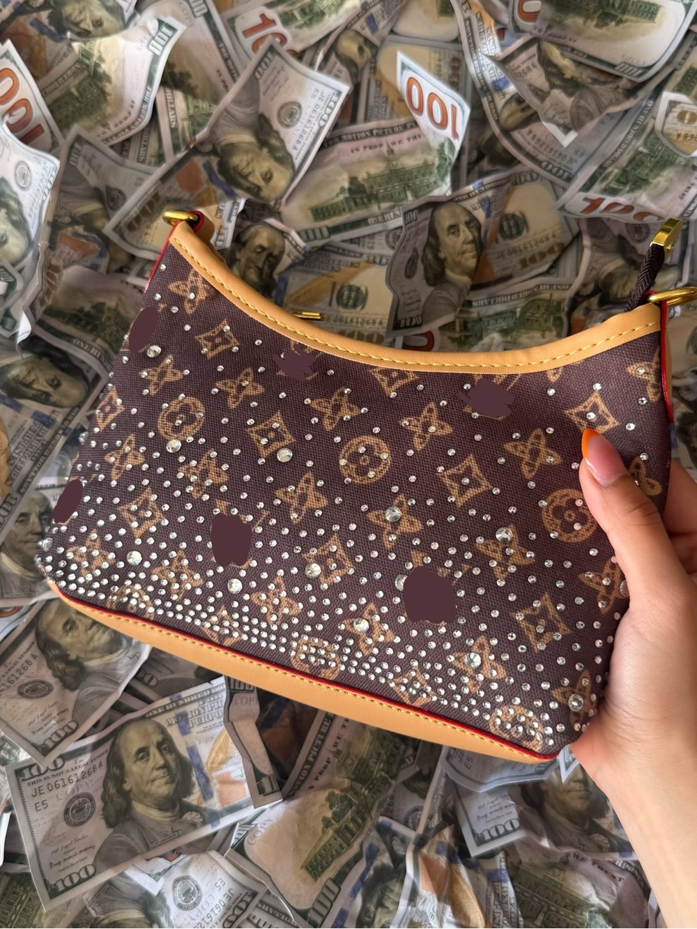 New women’s brown fashion bag